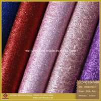 Glitter Fashionable Synthetic Leather (SP001)