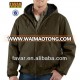 Mens Canvas Quilted Hooded workwear winter work jackets