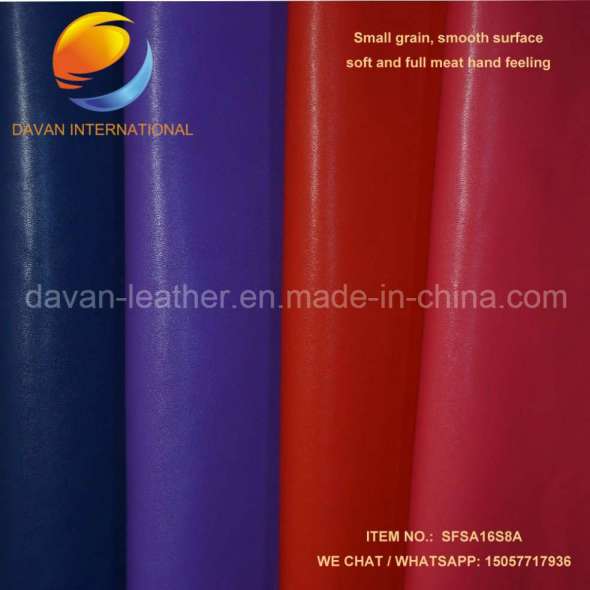 Artificial Leather with Polish Surface for Shoes